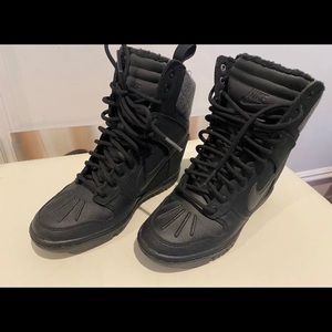 RARE Nike Dunk Sky Hi Sneakerboot Wedge